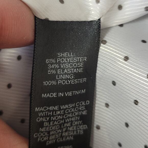 Express Women's 8 Charcoal Gray Suit Jacket Blazer Single Breasted 1 Button - Picture 14 of 16